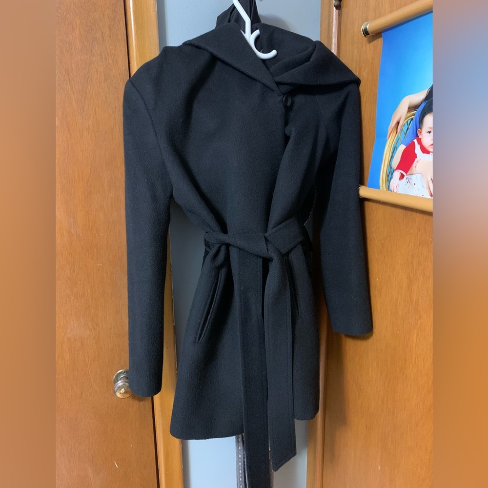 Sentaler wrap trench coat